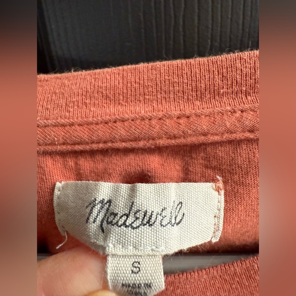 Madewell Everyday Tee Women's Rust T-Shirt - Picture 2 of 4